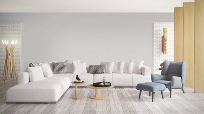 Minimal White Sofa